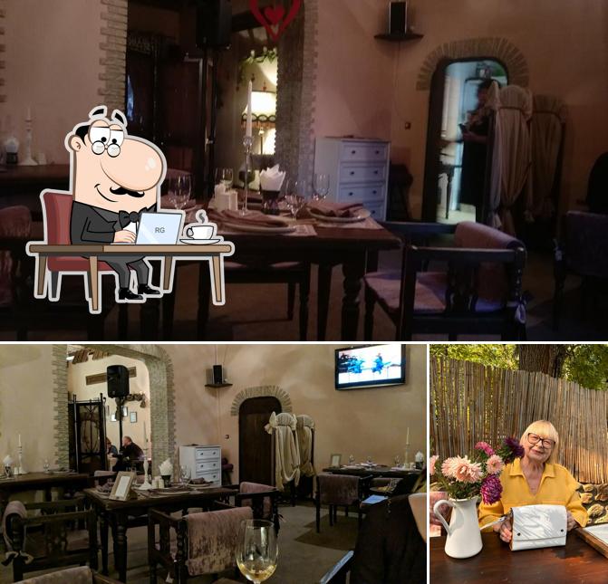 Посмотрите на внутренний интерьер "Натврис Хе"