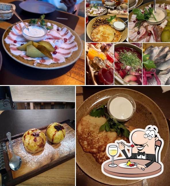 Еда в "Панский драник"