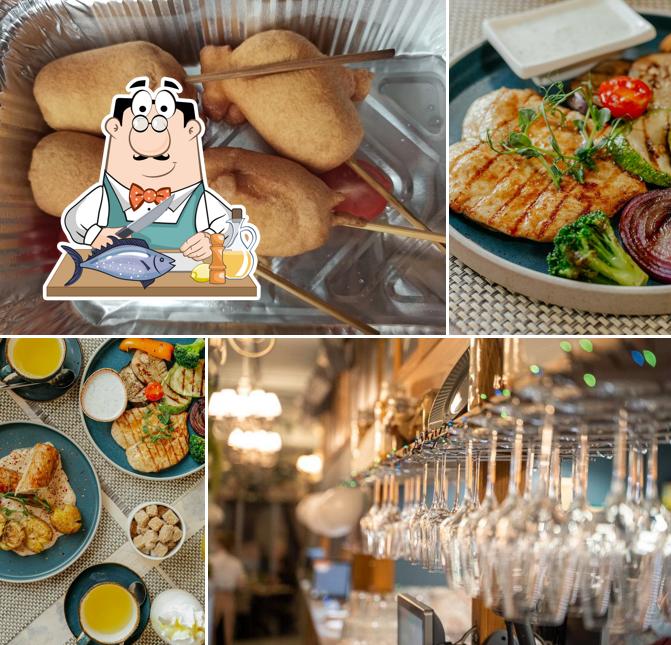 Лосось гриль в "Сицилия"