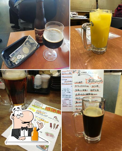 Beer counter chokotto Oji Station