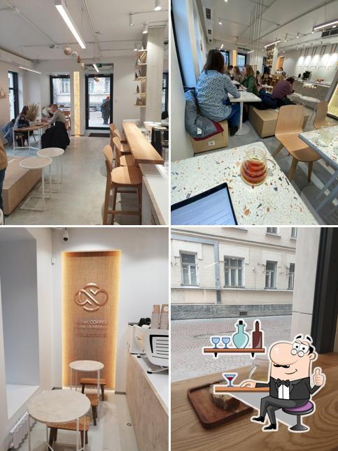 Посмотрите на внутренний интерьер "ABC Coffee Roasters"