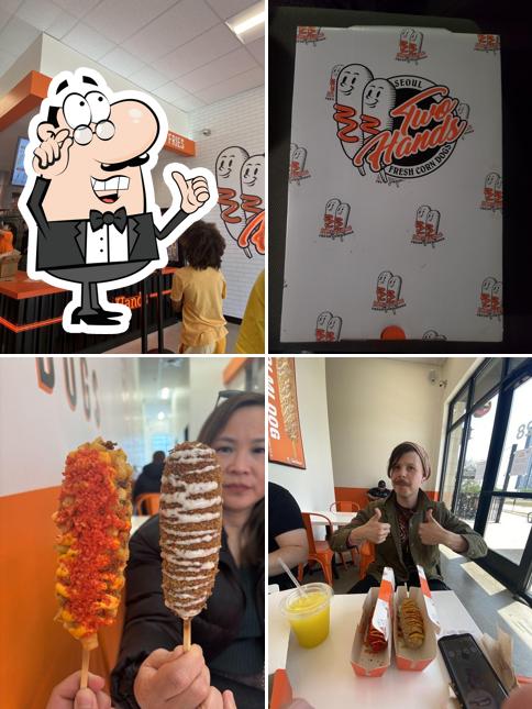 Two Hands Fresh Corn Dogs
