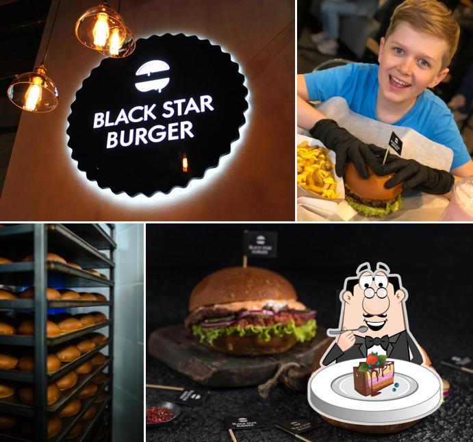 Black star burger