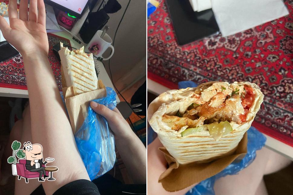 Шаурма на углях