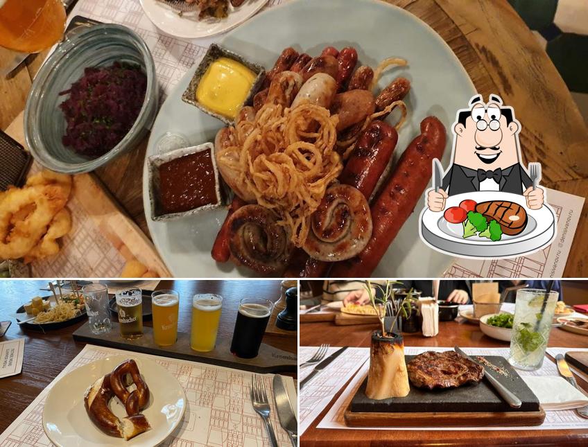 Стейк в "Krombacher BeerKitchen"