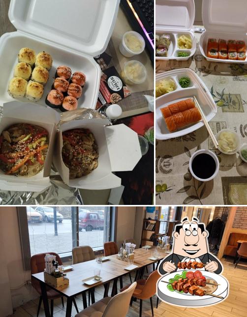 Еда и внешнее оформление - все это можно увидеть на этом изображении из Suшi