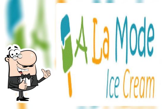 A La Mode Ice Cream