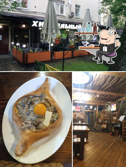 Посмотрите на внутренний интерьер "Хинкального Дома"