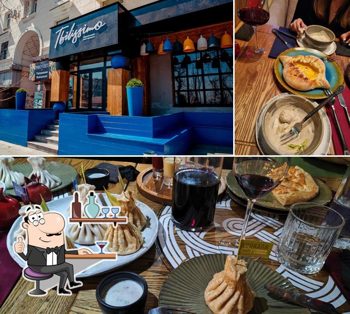 Посмотрите на внутренний интерьер "Tbilissimo"