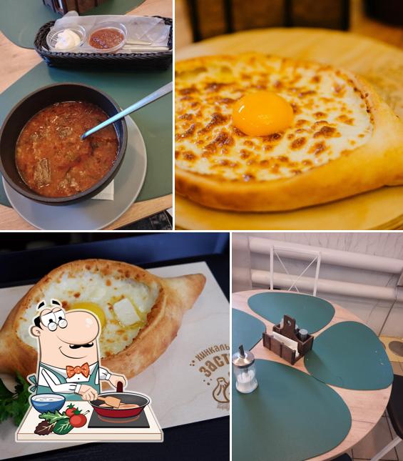 Курица с соусом карри в "Хинкальная Застава"