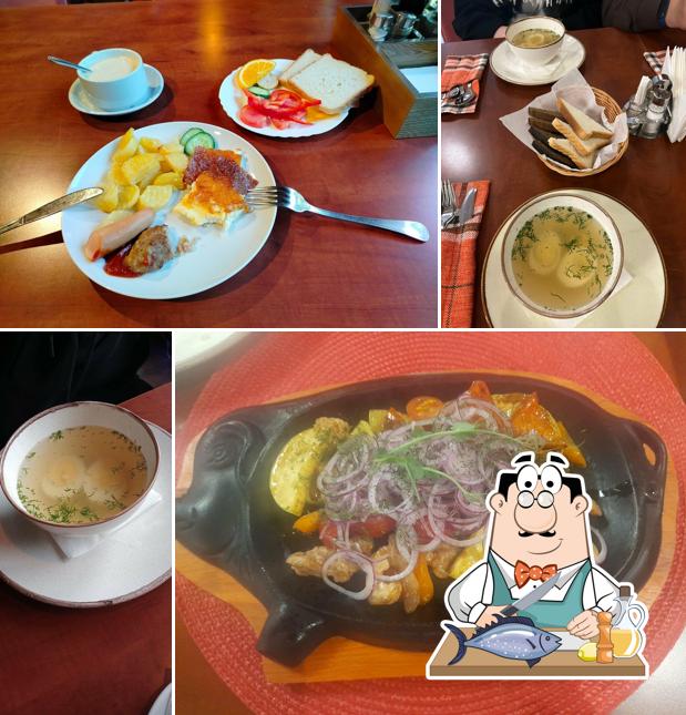 Лосось гриль в "Ресторане «Раушен»"