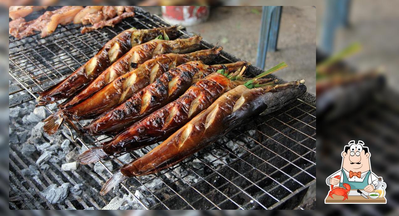 ปลาดุกย่างหน้าเซเว่นบ้านขวาง