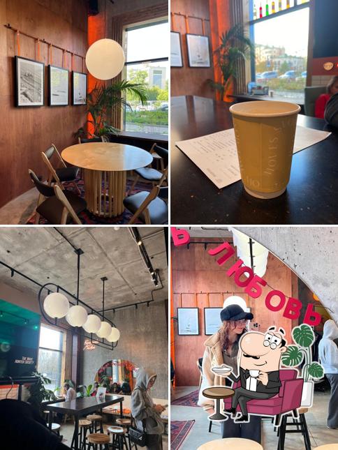 Помимо прочего, в Surf Coffee есть внутреннее оформление и внешнее оформление