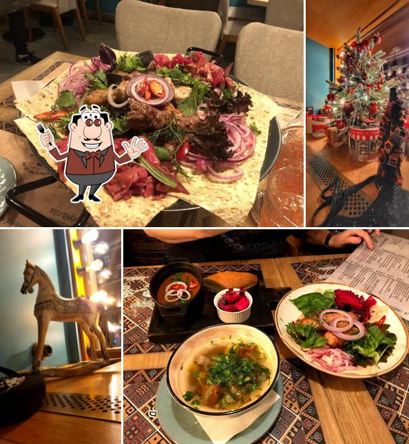 Еда в "Деде Хинкали Литейном"