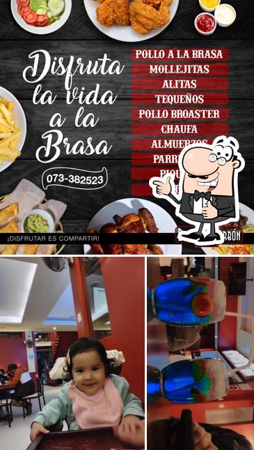 Brasa y carbón