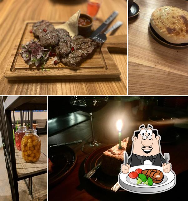 Стейк в "Маяк"