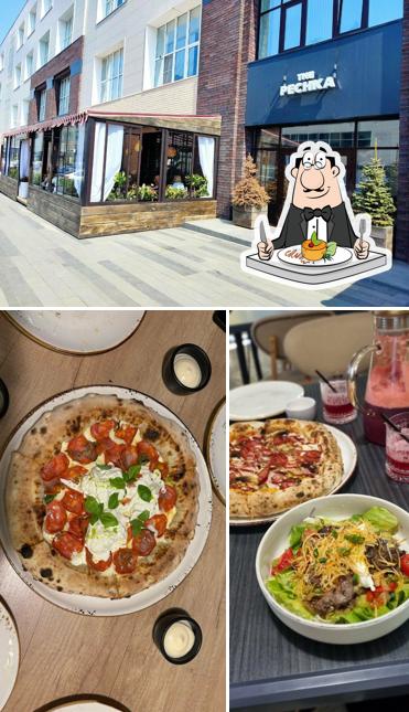 Еда и внешнее оформление - все это можно увидеть на этом снимке из The Pechka