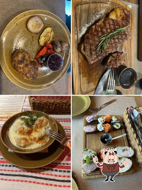 Блюда в "Трактире Хлебникове"