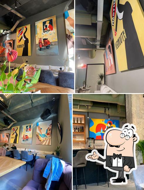 Посмотрите на внутренний интерьер "Ripasso"