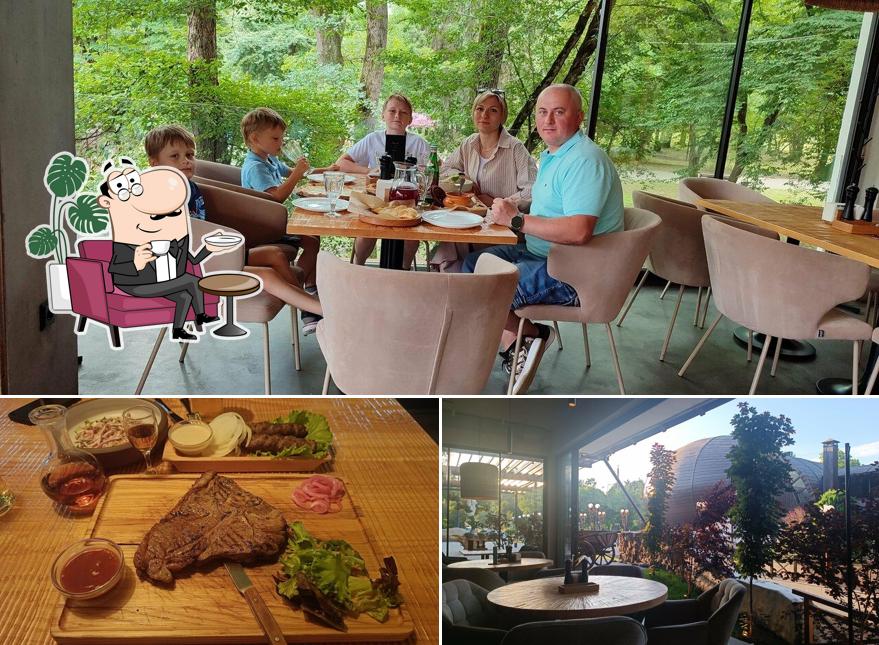 Посмотрите на внутренний интерьер "Мельницы"