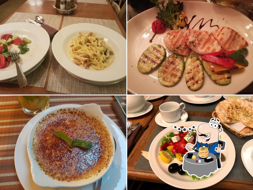 Еда в "Траттории Венеция"