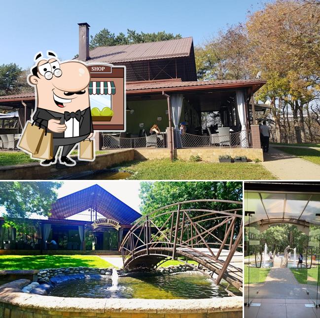 Взгляните на внешнее оформление "Чайного домика"