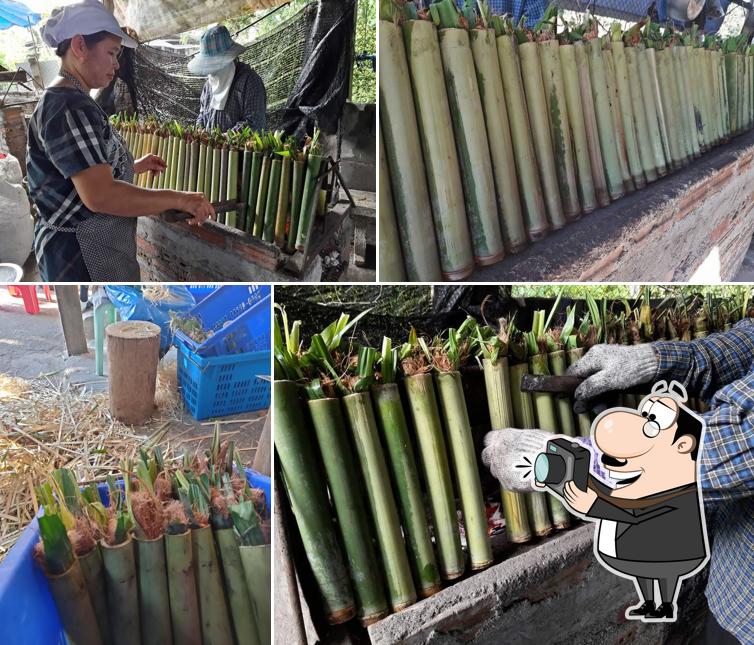 ข้าวหลามกะทิ บัวคำ ดอยสะเก็ด เชียงใหม่
