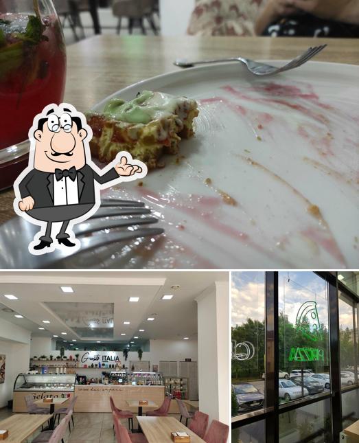 Взгляните на это изображение, где видны внутреннее оформление и внешнее оформление в Gusto Italia