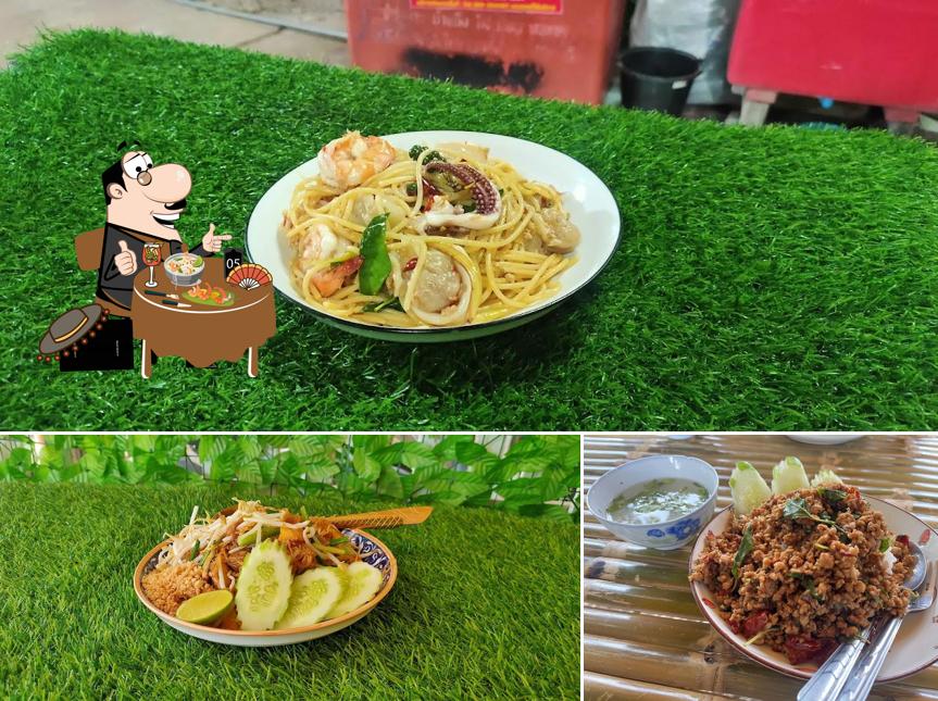 ร้านกะเพราเหงื่อแตก