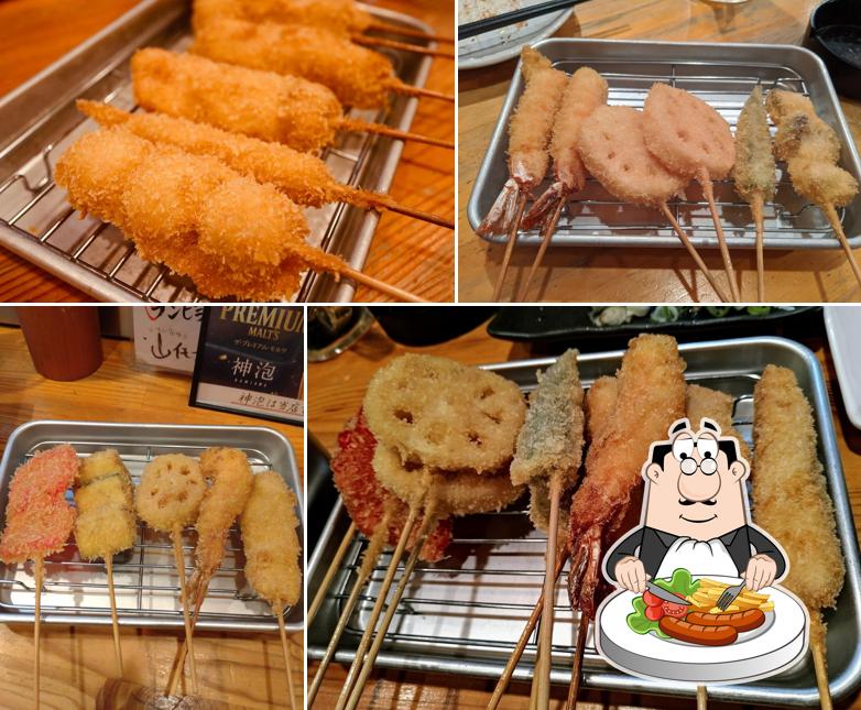 でかい焼鳥と大阪の串カツ みやよし商店