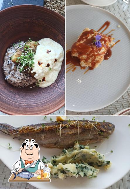 Лосось гриль в "ТАРАНТИНО"