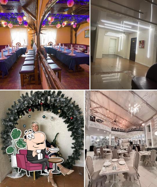 Посмотрите на внутренний интерьер "Ресторана Араратская долина"