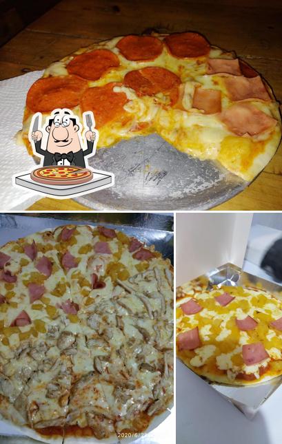Pizzas and grill