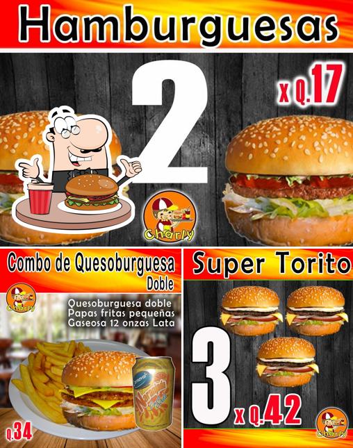 Hamburguesas Charly y algo mas. Mercado Santa Luisa
