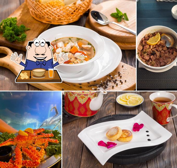 Блюда в "Кафе 29 Крабове"