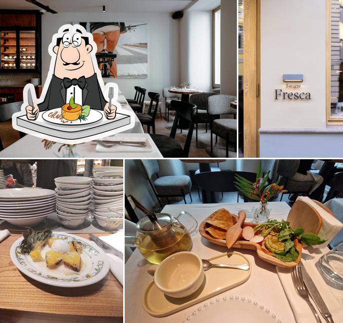 Еда в "Sangre Fresca"