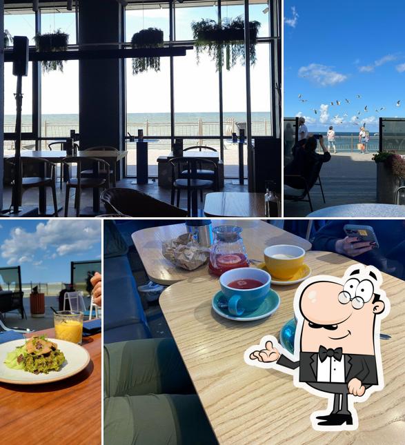 Посмотрите на внутренний интерьер "Port-o-Coffee"