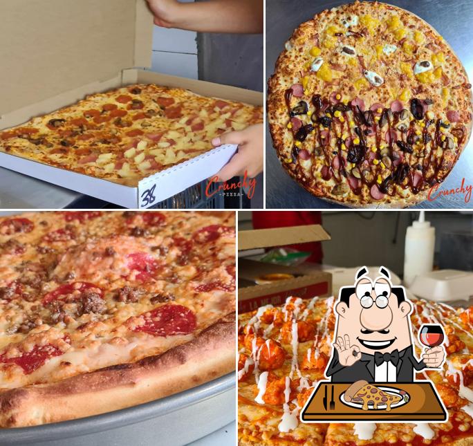 Crunchy pizza