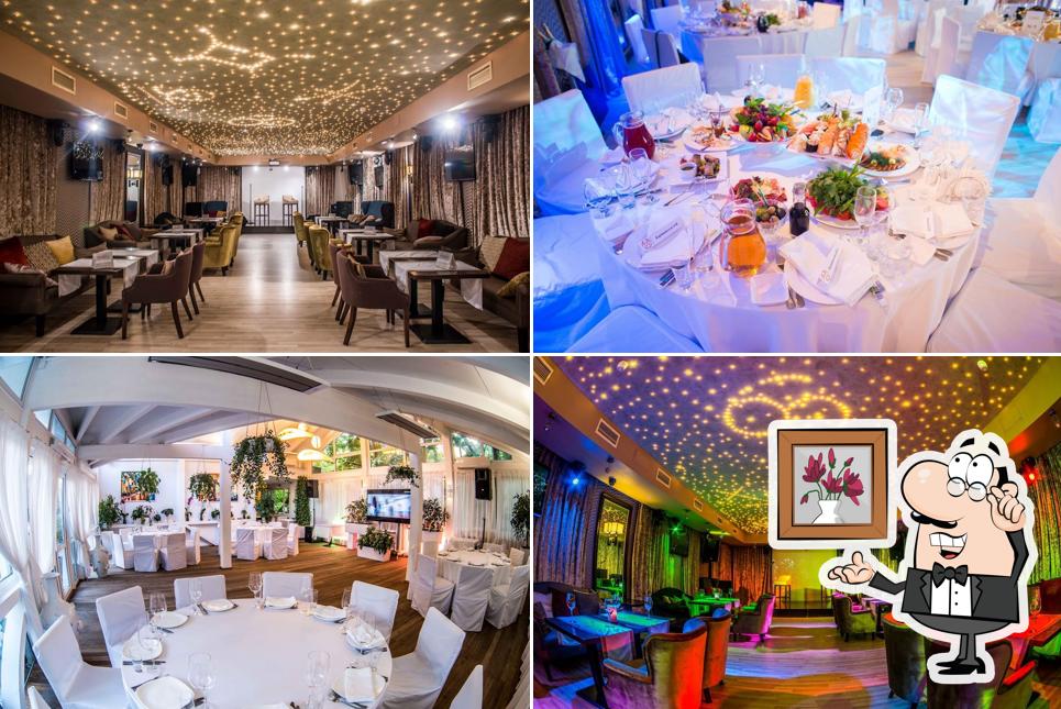 Посмотрите на внутренний интерьер "Ленинграда Клуб-Караоке-Ресторан"