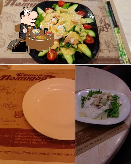 Еда в "Синьоре Помидор"