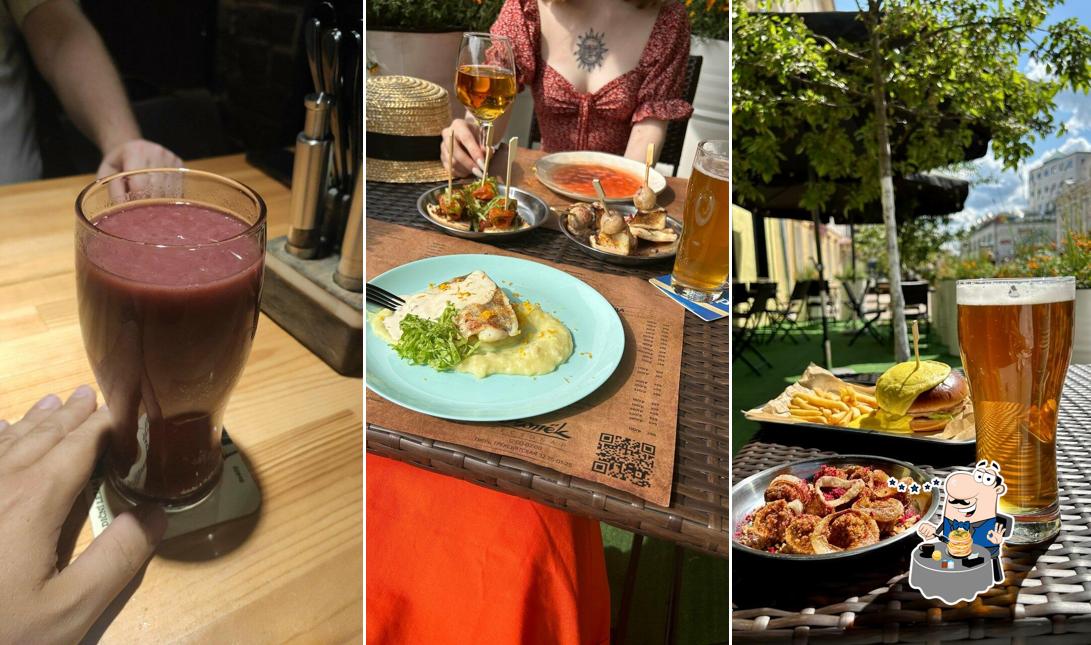 Еда в "Огонёк"