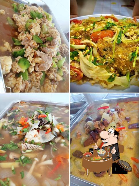 ข้าวแกง ฟ้าใหม่ข้าวแดงแกงร้อน สาขา2 ปั๊ม PT ห้วยแจระแม