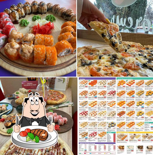 Стейк в "Суши Wok"