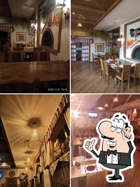 Посмотрите на внутренний интерьер "Корчмы"