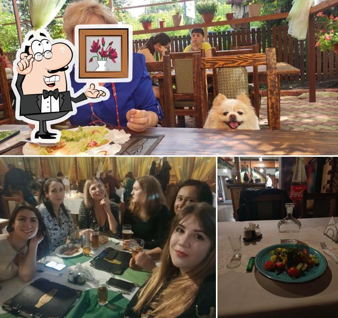 Посмотрите на внутренний интерьер "Старого Двора"