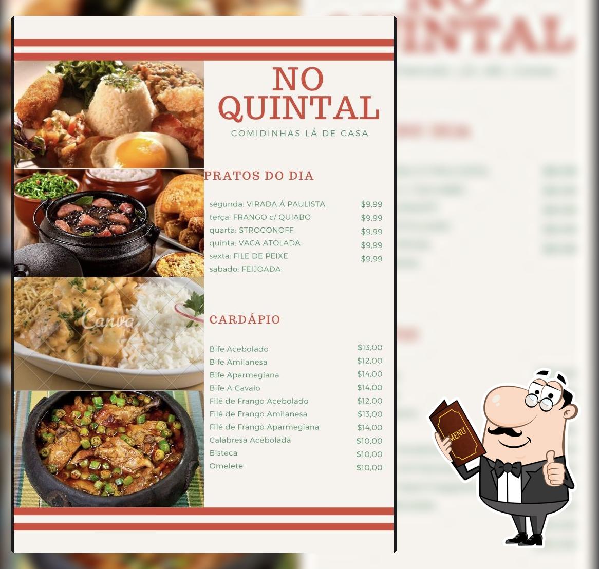 No Quintal 'comidinhas lá de casa