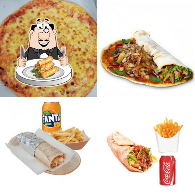 Malik Restaurant kebab pizza