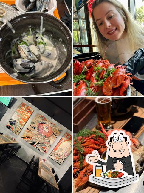 Еда в "Раковой на Петрогдрадке"