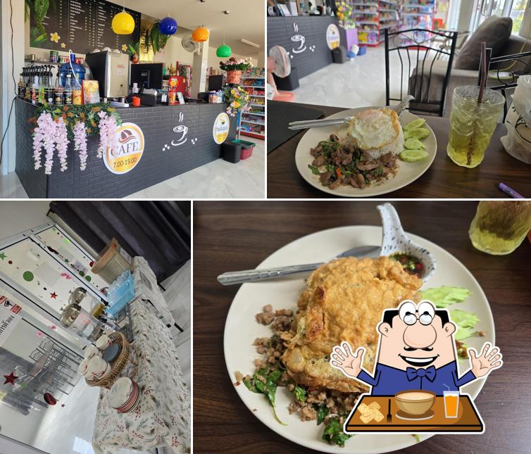 ปุ๊ ปัง ปัง คาเฟ่ ร้านอาหาร มินิมาร์ท