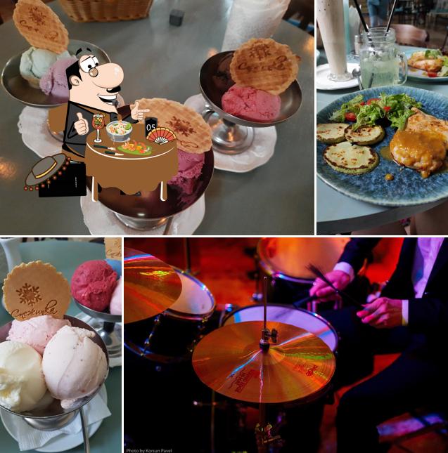 Еда в "Арте - кафе "Снежинка""